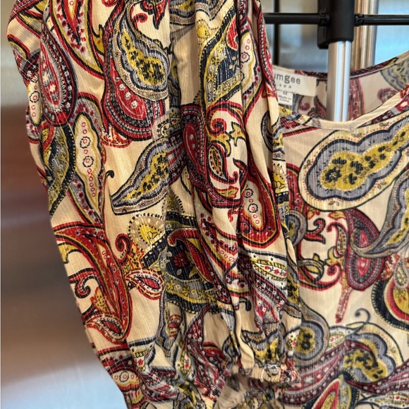 Umgee Multicolor Paisley Blouse - Picture 4 of 7
